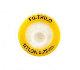 Filtro De Seringa Em Nylon Hidrofílico - 0,22 Um X 13 Mm - 100 Unid 